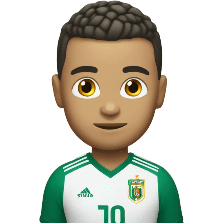 Ronaldo with World Cup  emoji