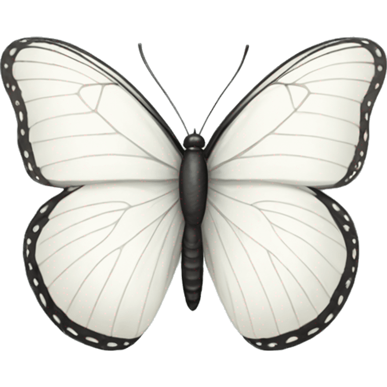 White butterfly emoji