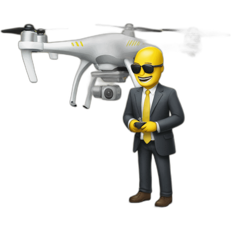 mr banana repairs a drone emoji