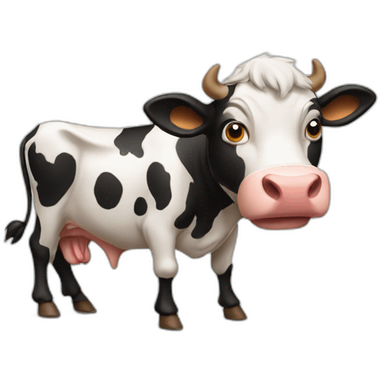 mad cow emoji