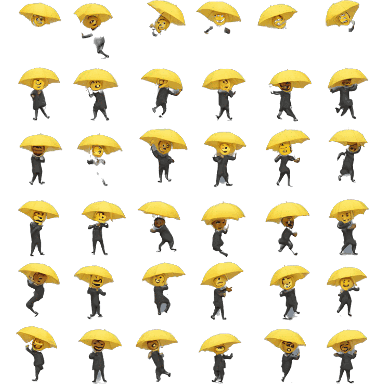 singng in the rain emoji