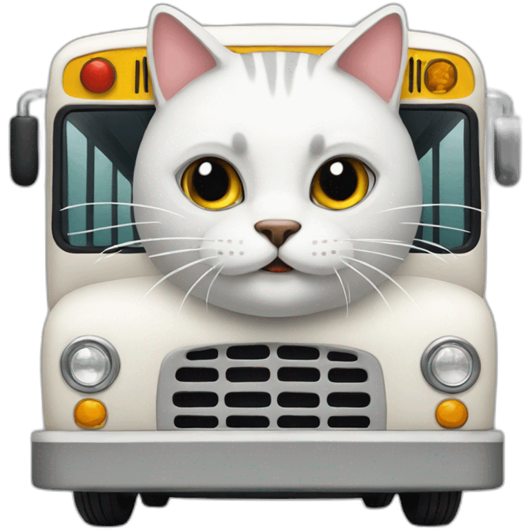 Cat-in-bus emoji