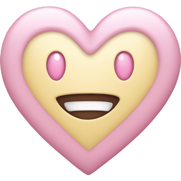 Pastel heart emoji