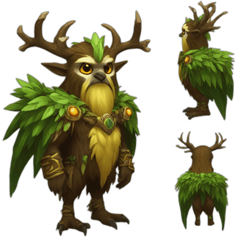 Boomkin druid World of Warcraft emoji