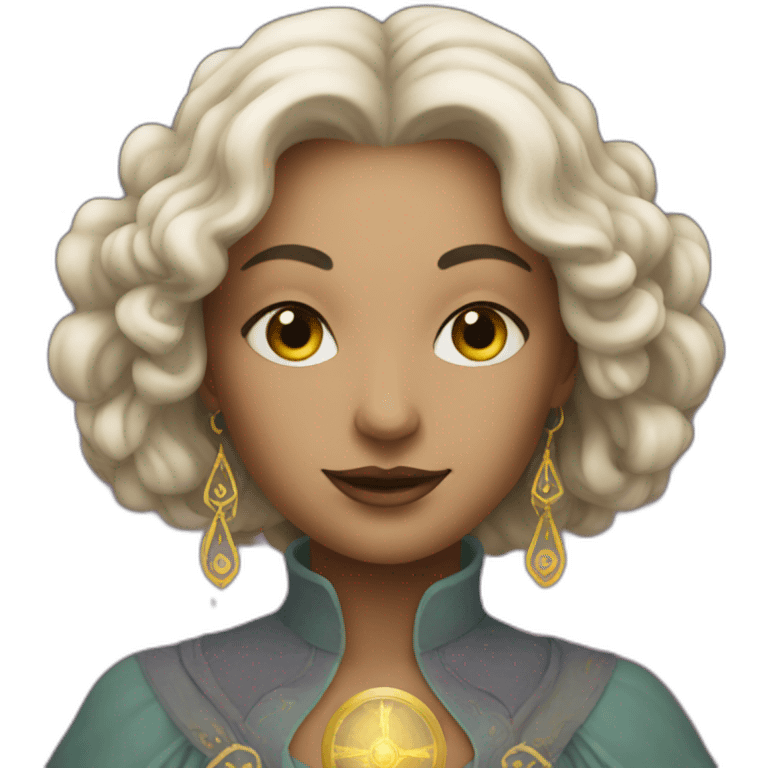 Lady with Tarot emoji