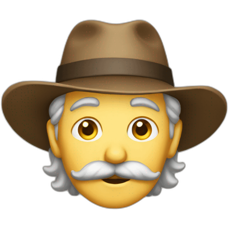 old country bumpkin with mustache emoji