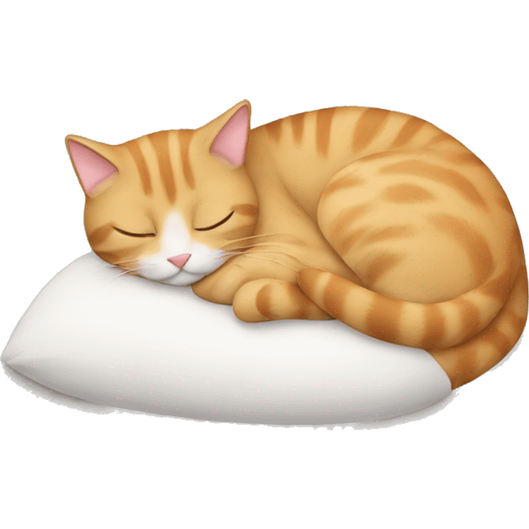 Cat sleeping emoji