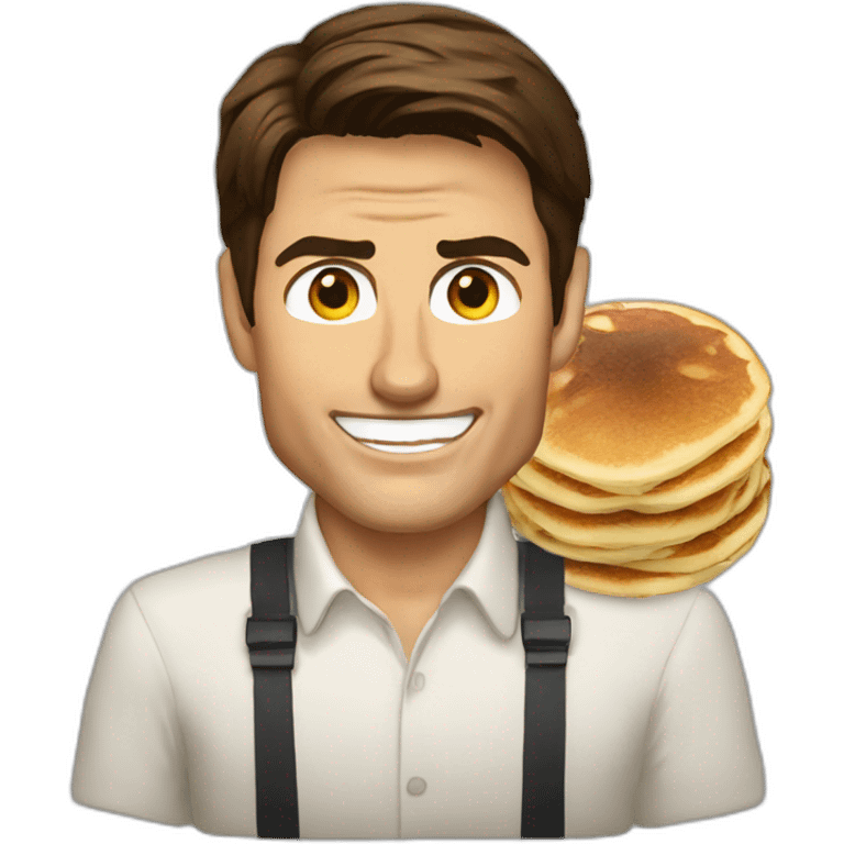 Tom Cruise pancakes emoji