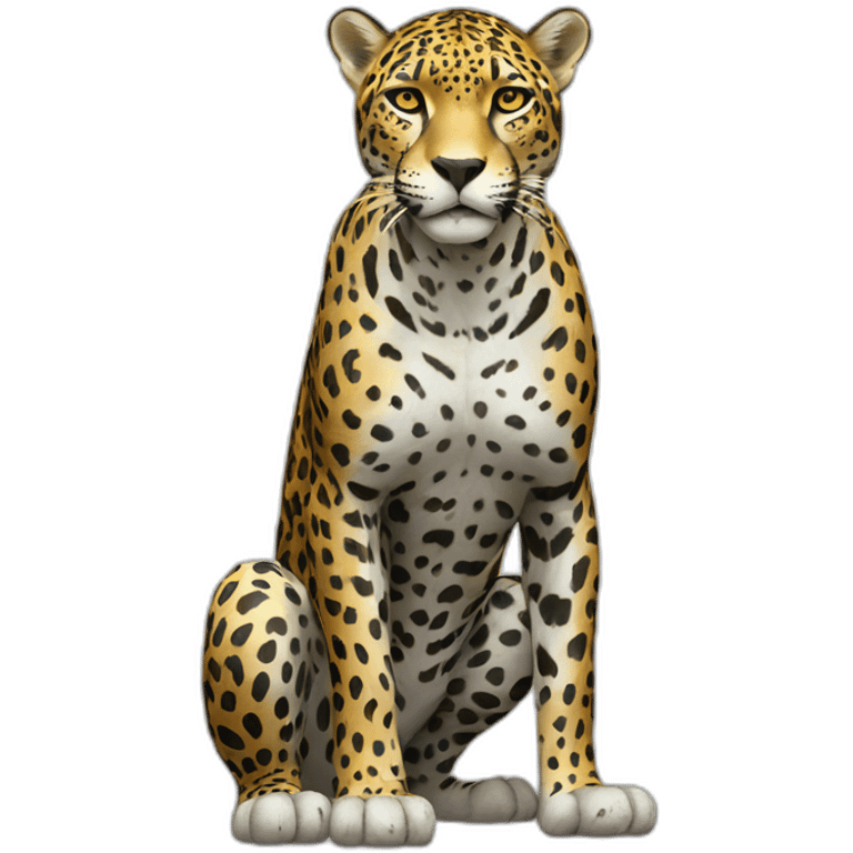 Jaguar full body emoji