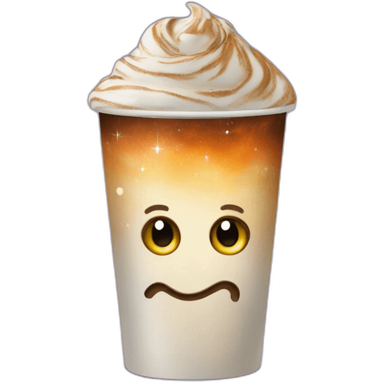 galaxy latte cup emoji