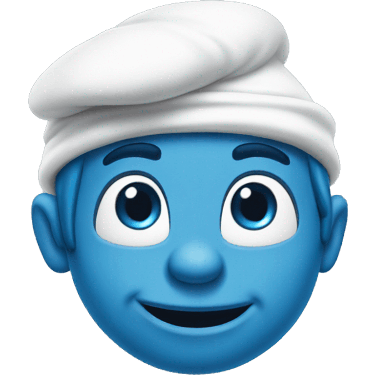 Smurf emoji