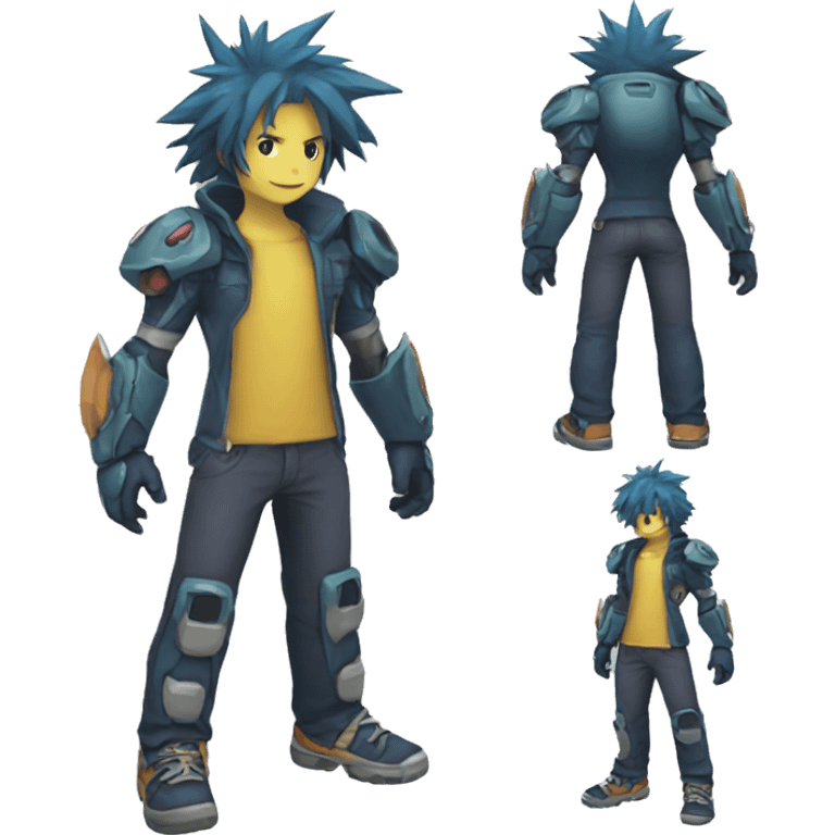 Digimon full body emoji