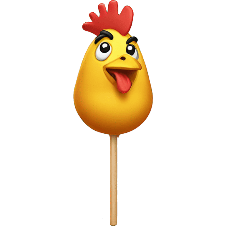 chicken on a stick emoji