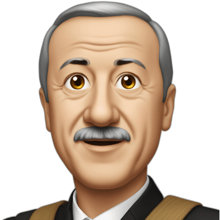 Ağlayan recep Tayyip Erdoğan emoji