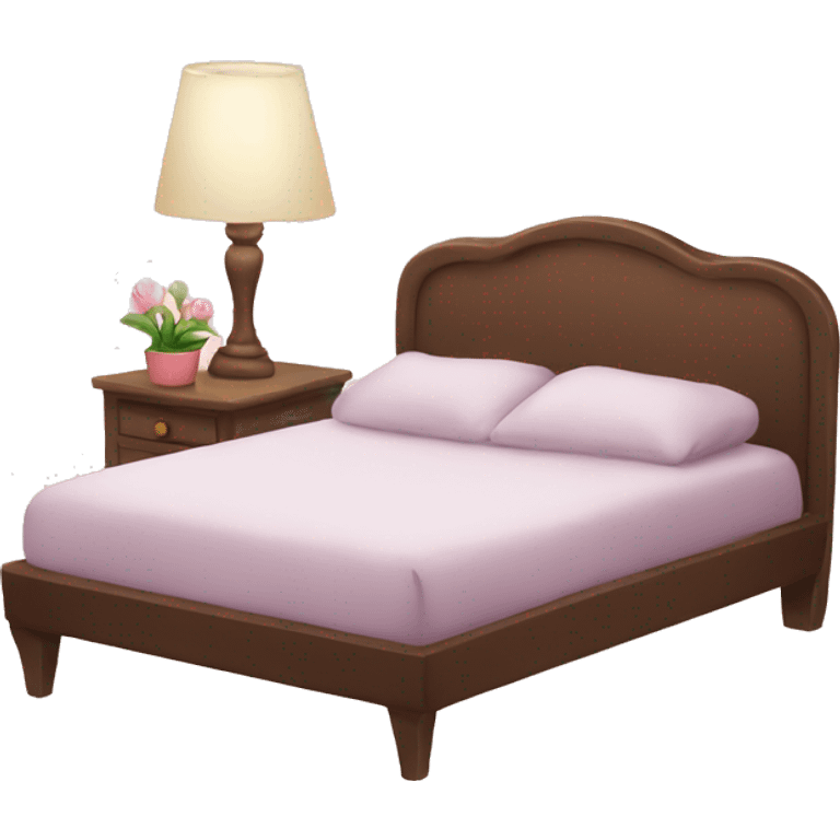 Romantic bed emoji