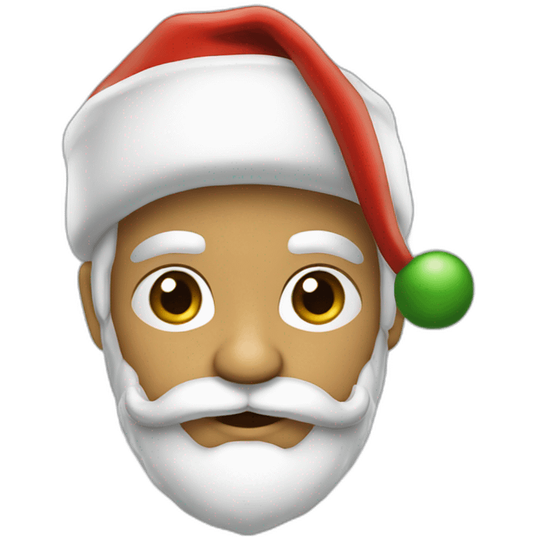 Santa claus verde emoji