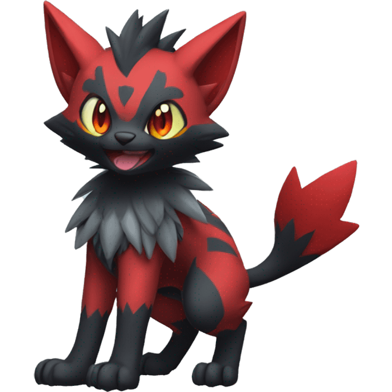 Litten-Zoroark full body emoji