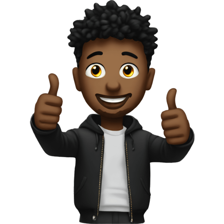 21 savage doing a thumbs up emoji