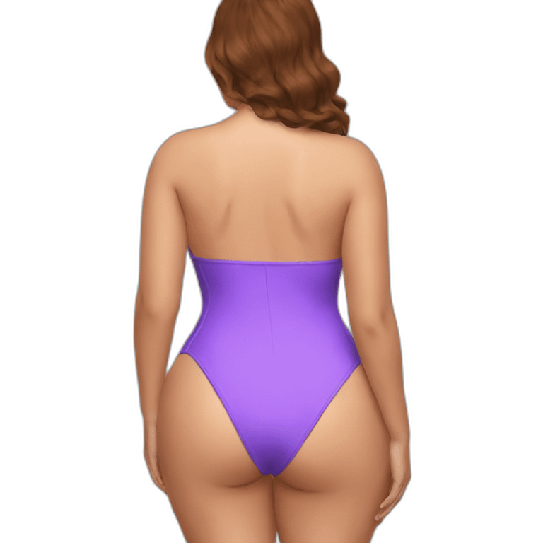 Pawg swimsuit from behind emoji