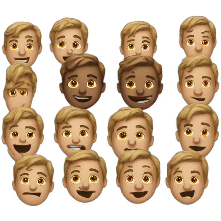 1O FACES emoji