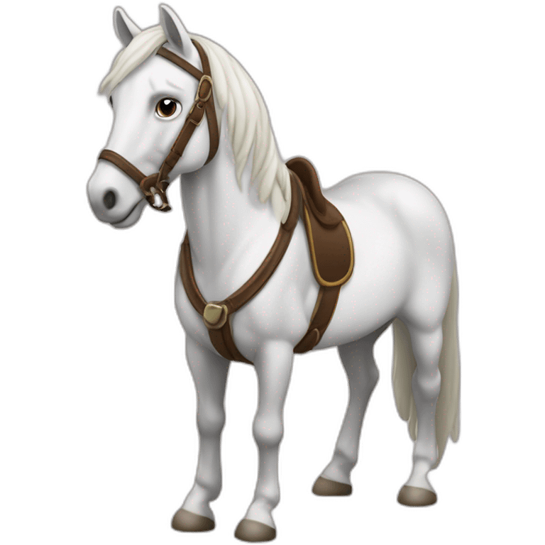 Cheval avec cavalier emoji