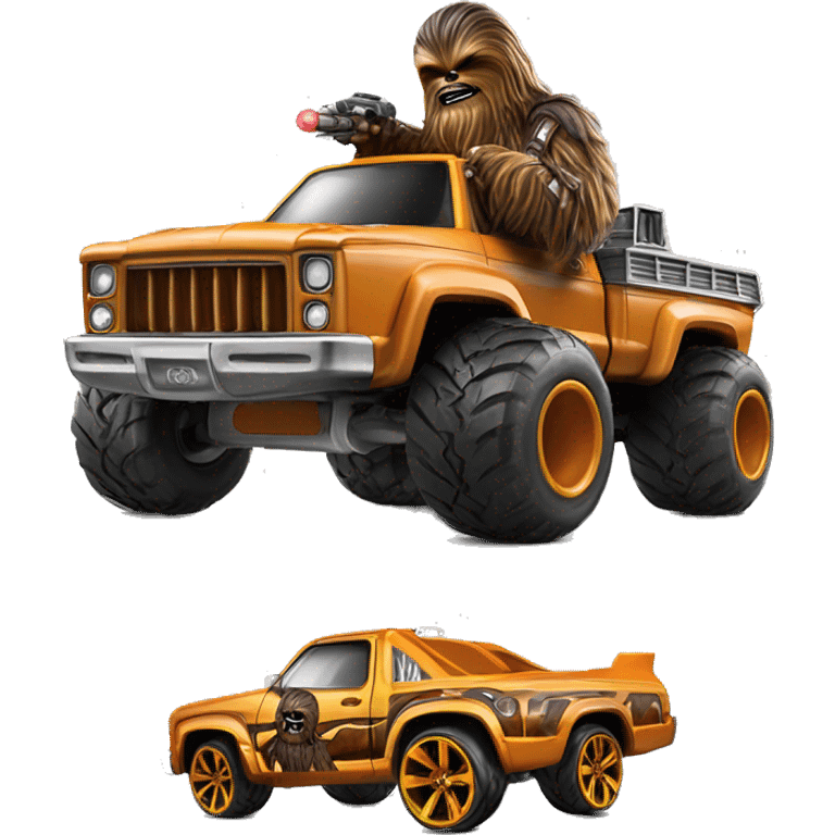 Hot wheels Chewbacca CGW39 truck  emoji