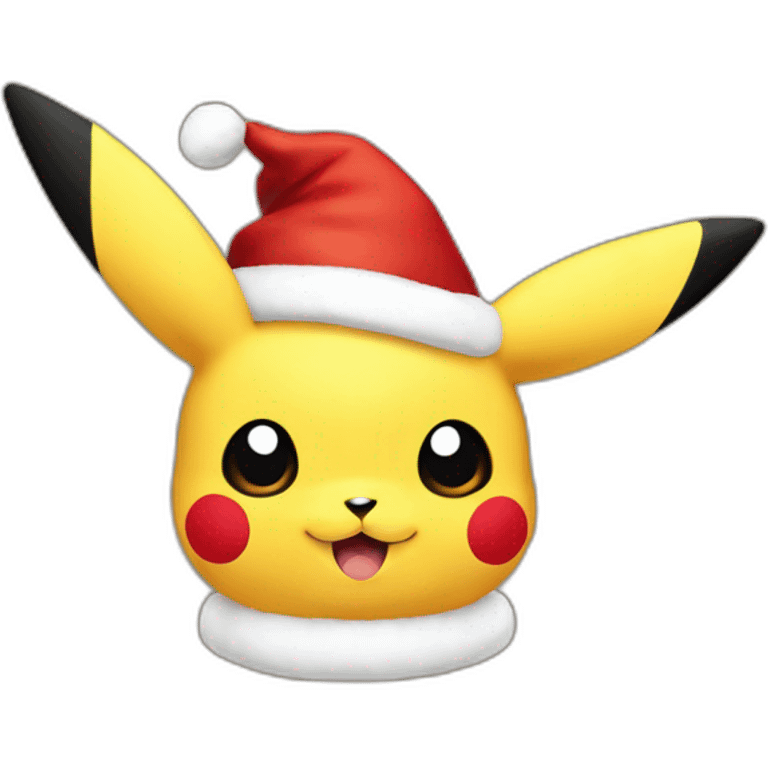 Christmas Pikachu emoji