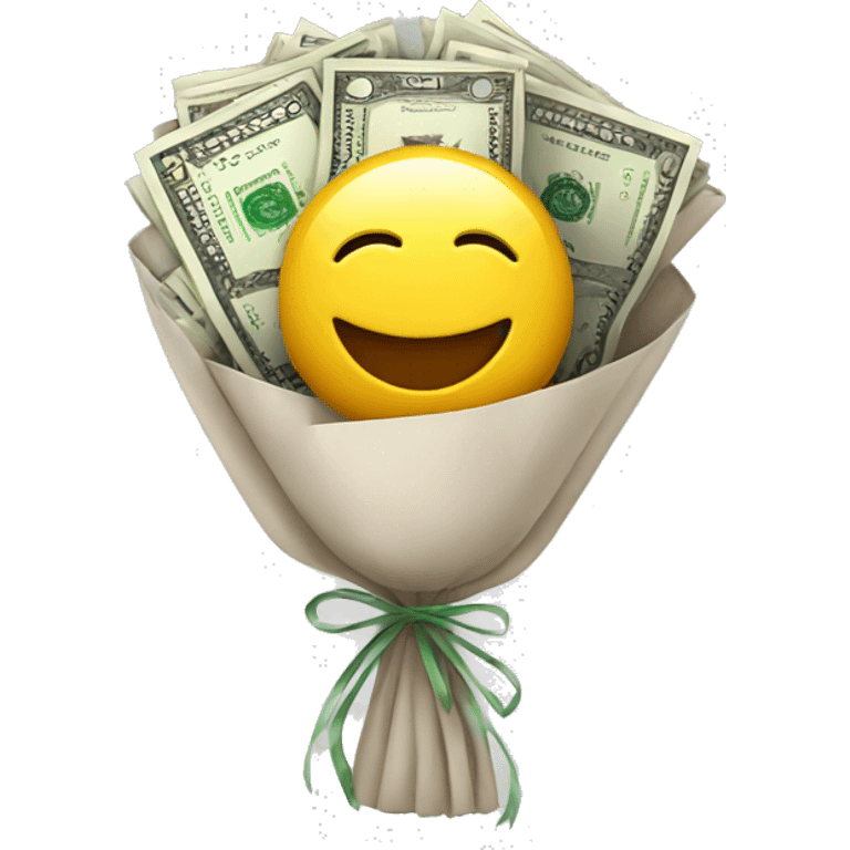 Money bouquet  emoji