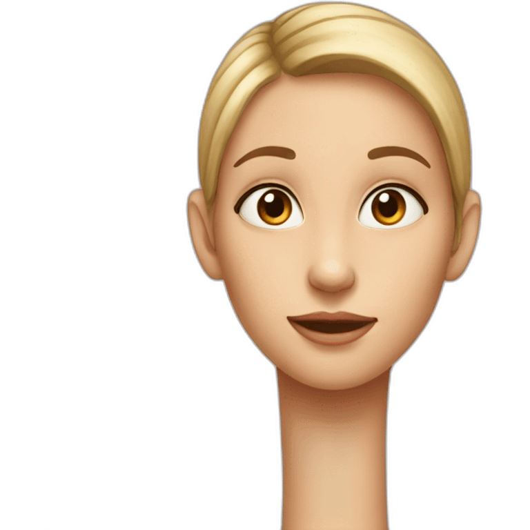 long neck girl emoji