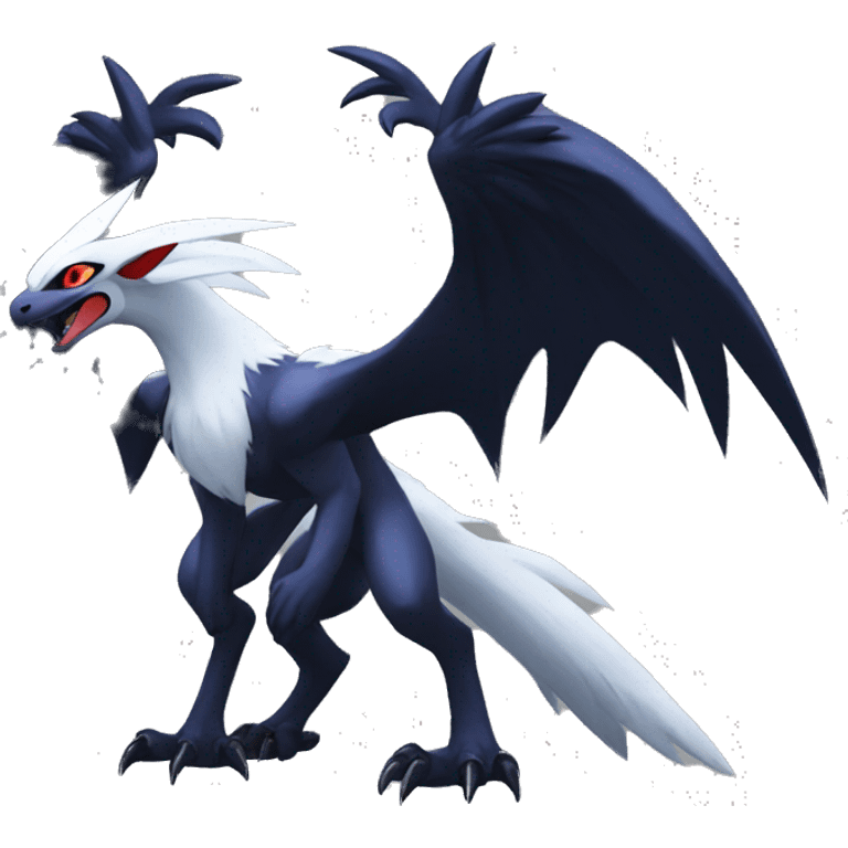 Edgy Cool Nargacuga-Litten-Absol-Pokémon Full Body emoji