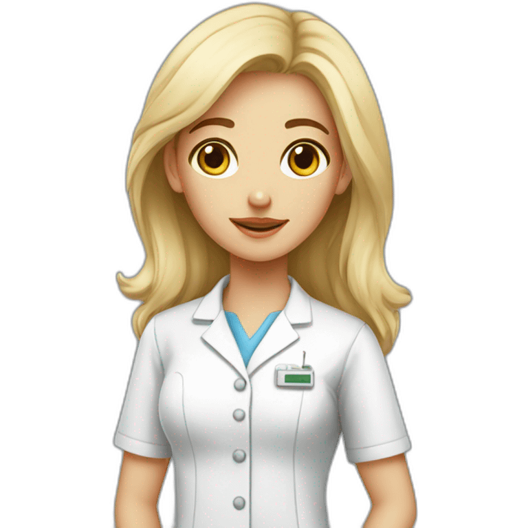 LABORATORY GIRL WHITE , MACKEUP emoji