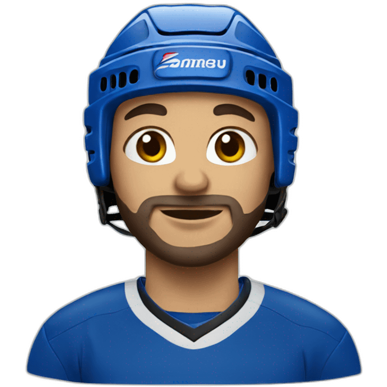 Hockey player emoji