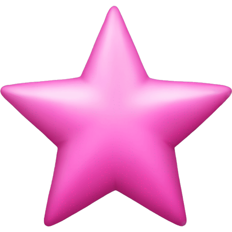 Pink star emoji