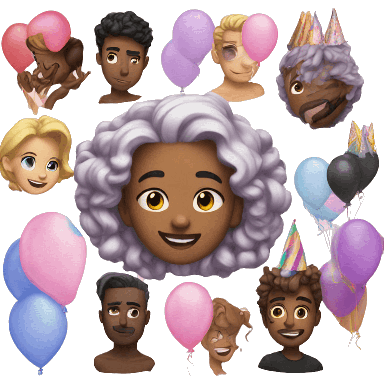 Aesthetic birthday emoji