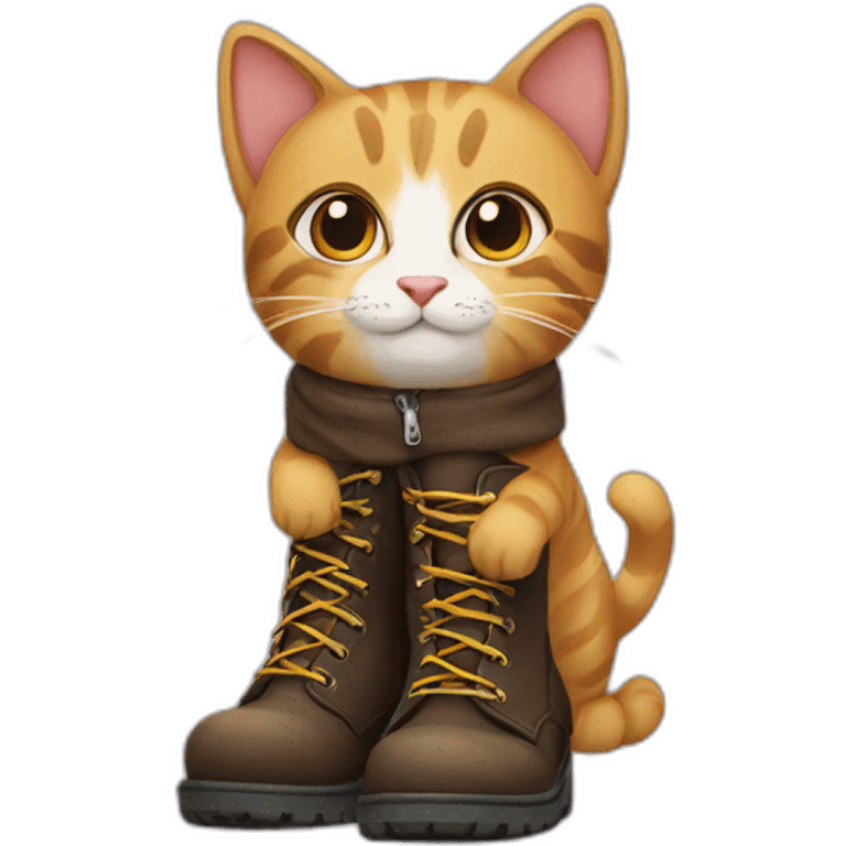 Cat with boots  emoji