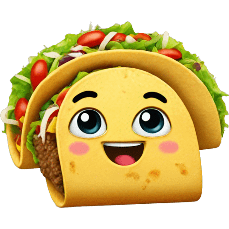 Taco taco giving a thumbs up  emoji