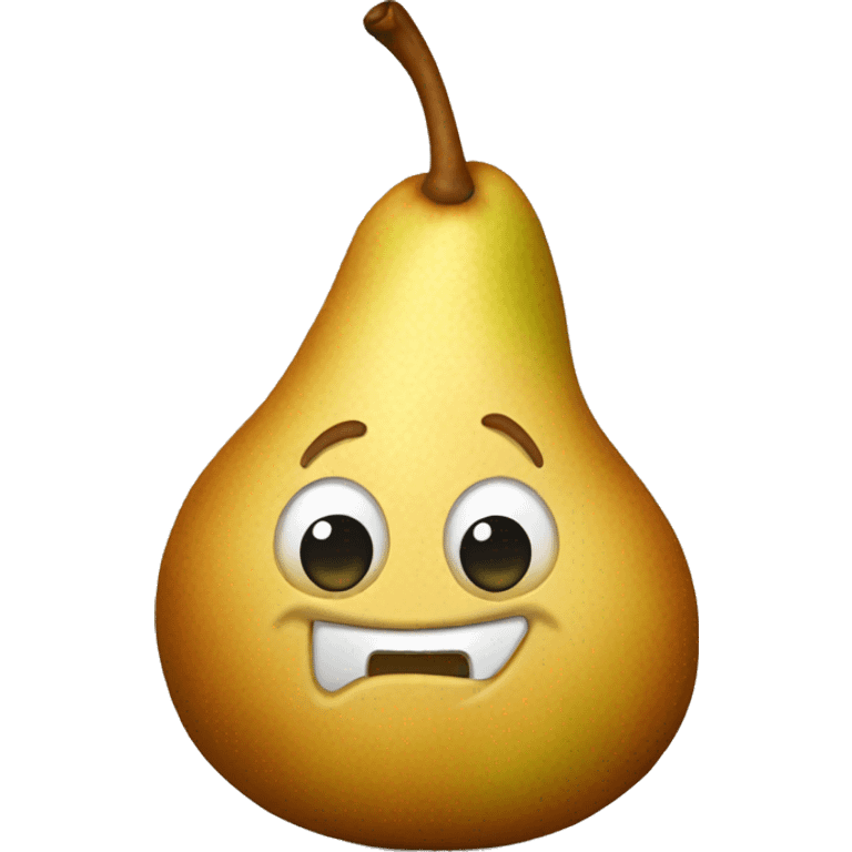 Baked pear emoji