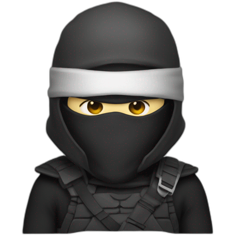 big white ninja emoji