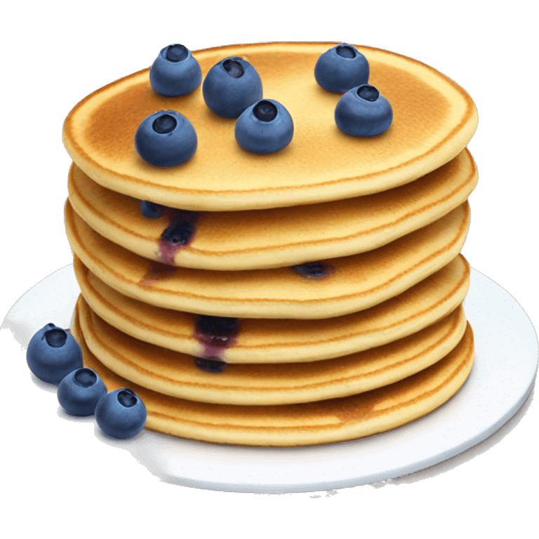 pancake with blueberries emoji