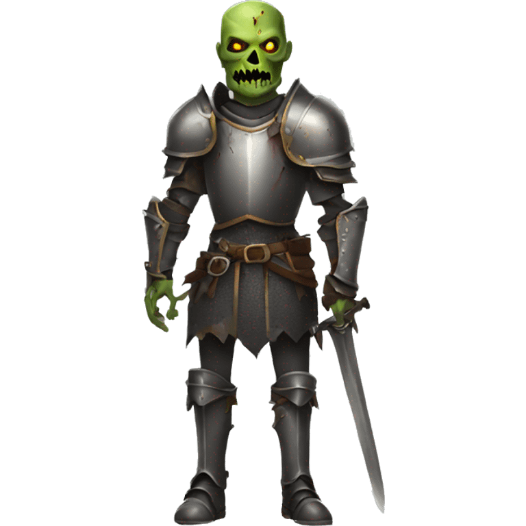 zombie knight full length emoji