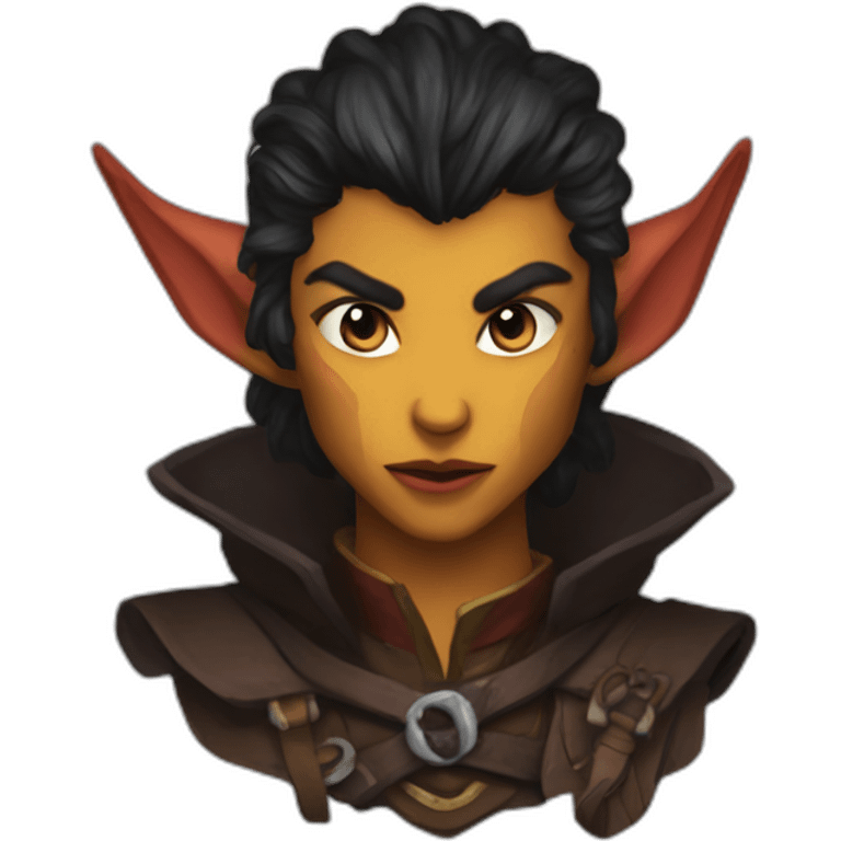 d&d tiefling rogue face emoji