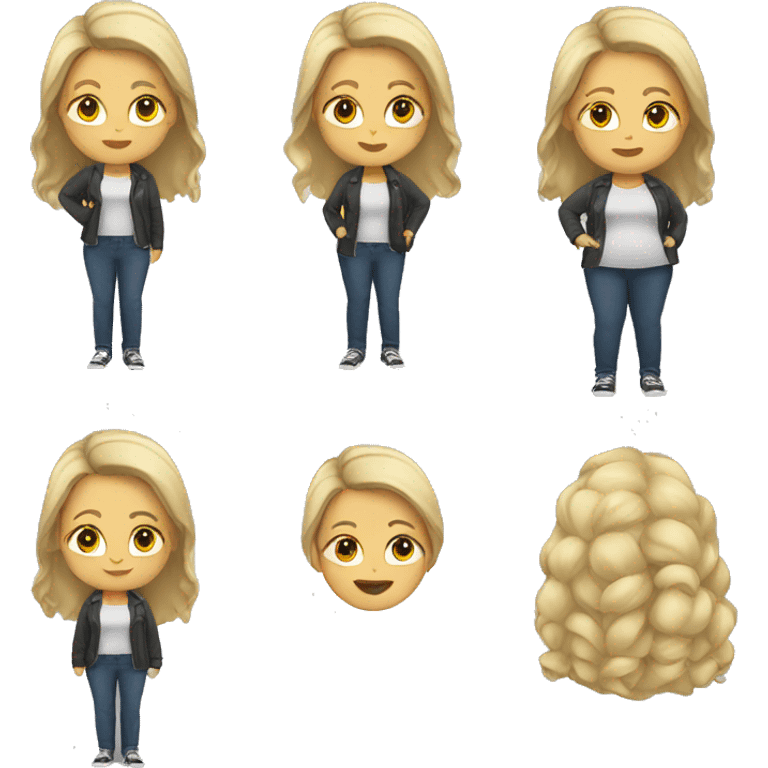 white women plussize emoji