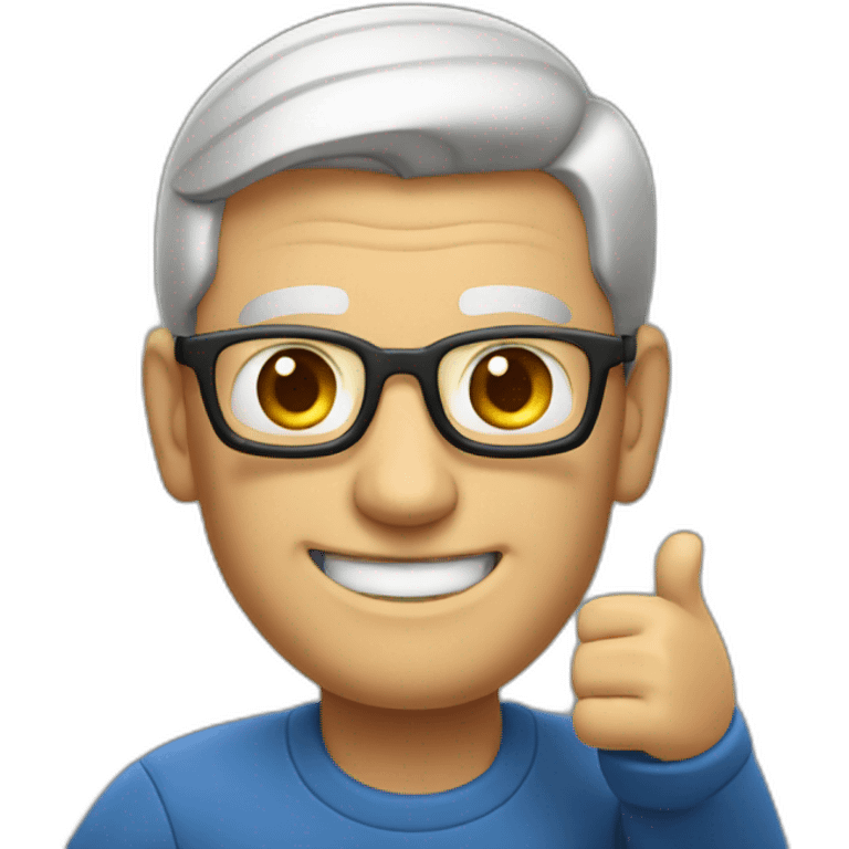 Tim Cook thumbs up emoji