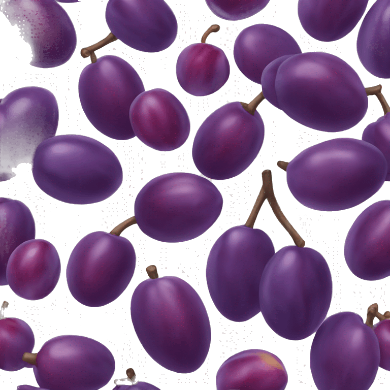 Plum emoji