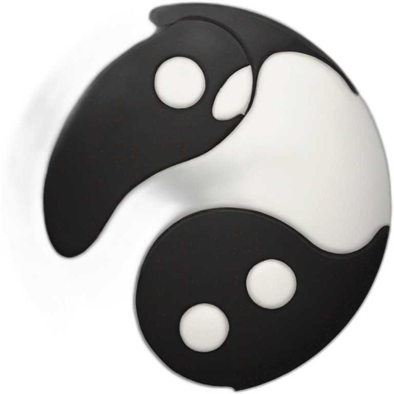 Ying yang emoji