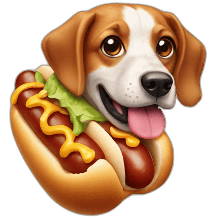 Dog Hotdog emoji