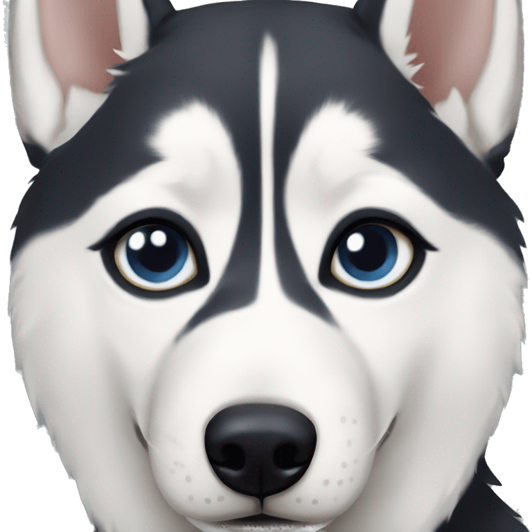 husky with heterochromia emoji