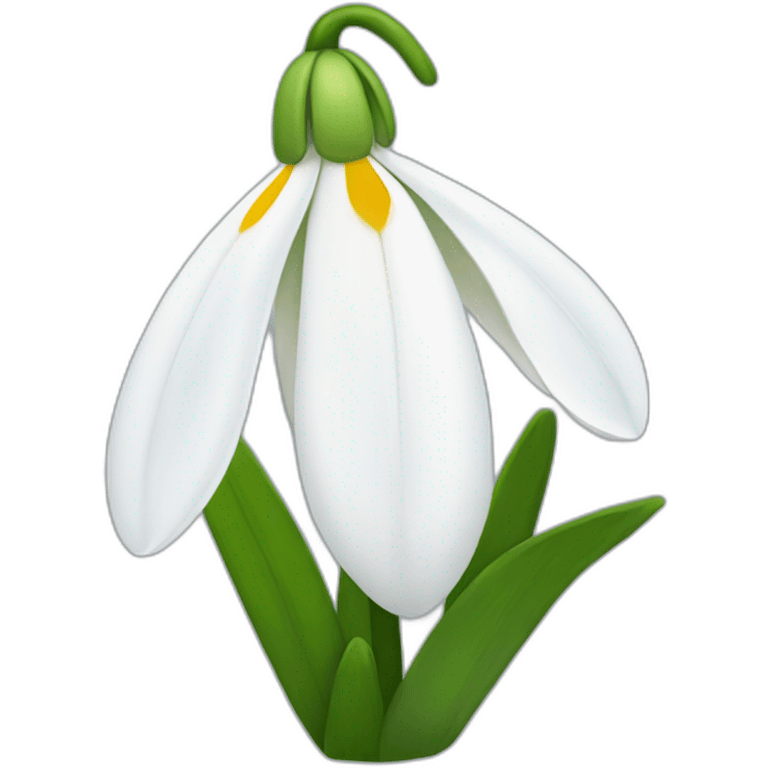 snowdrop emoji