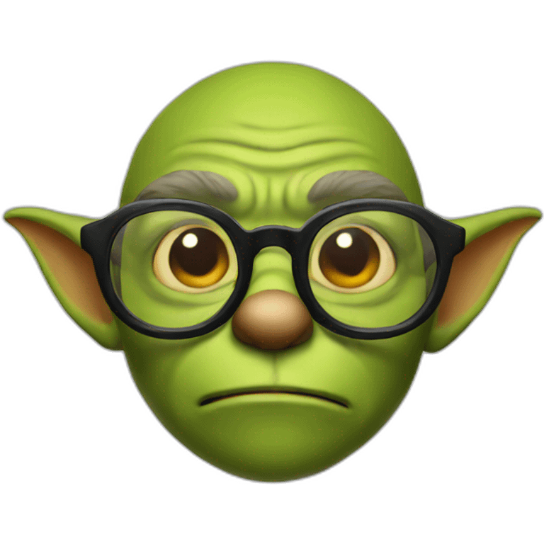 goblin with glasses emoji