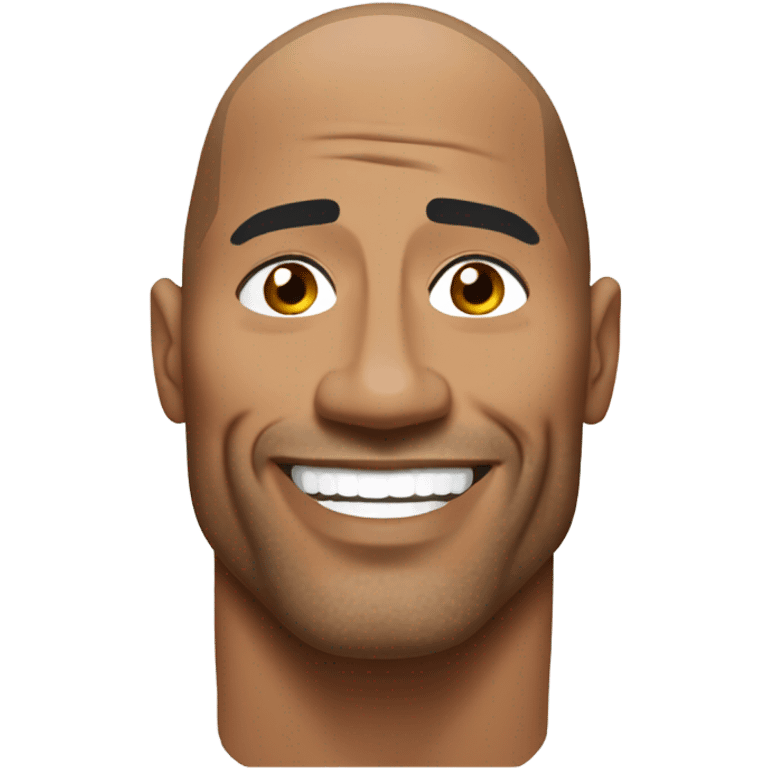 Dwayne the rock Johnson emoji